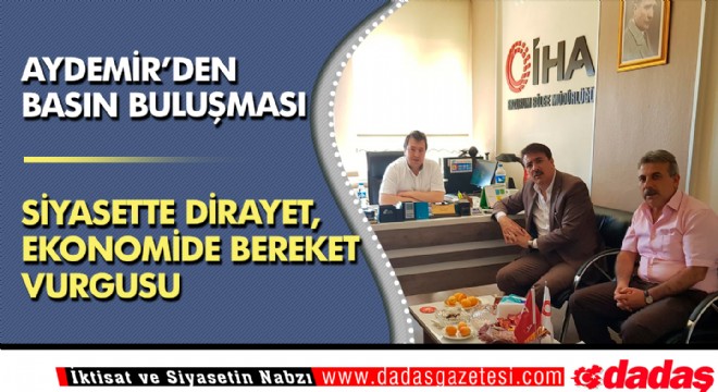 Aydemir'den basın buluşması 